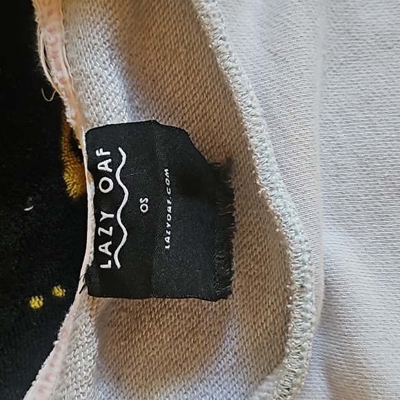 Lazy Oaf "No Thanks" smiley cropped sweater - Picture 2 of 3